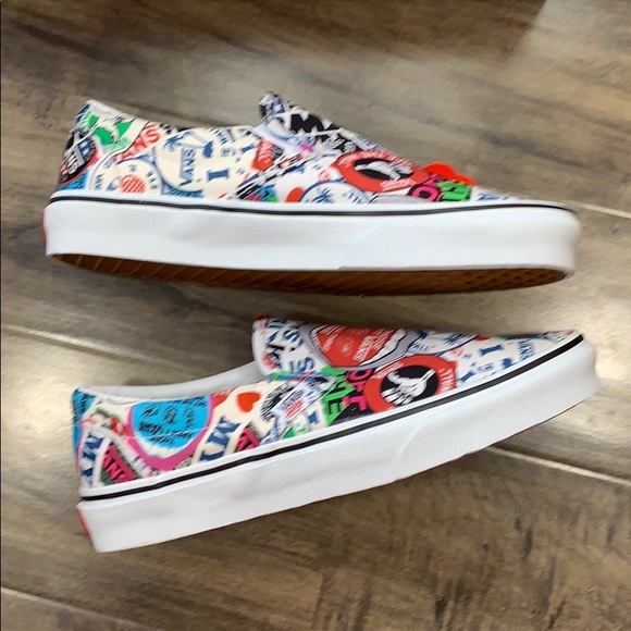Vans WMNS Classic Slip-On Vans Mash Up Sticker Sneakers - Picture 4 of 16